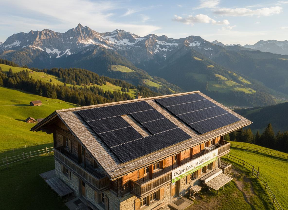 Neue Photovoltaikanlage in Betrieb